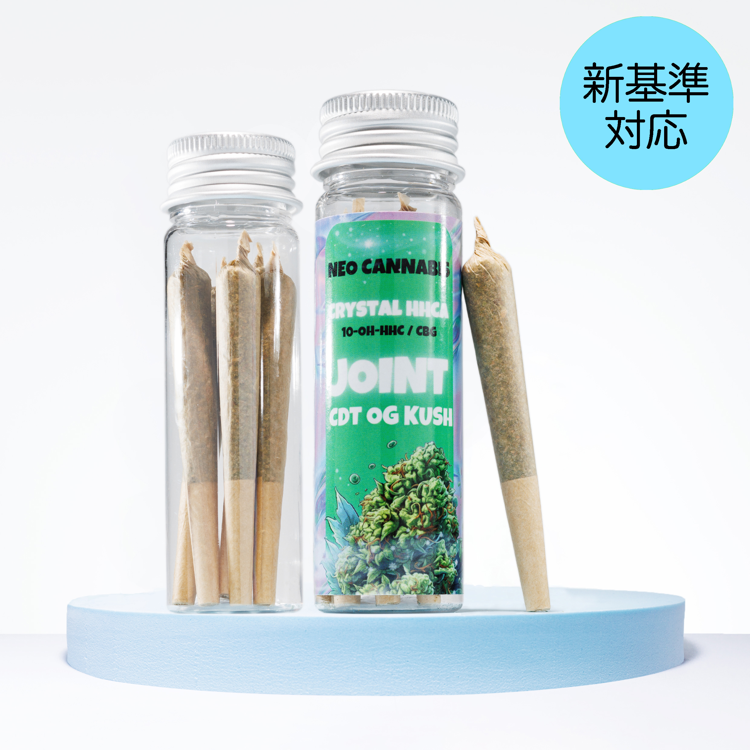 💎Crystal HHCA 💎】Crystal HHCA JOINT CDT-OG KUSH＋ 5本 - NEO CANNABIS